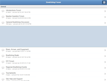 Tablet Screenshot of bowfishingforum.com